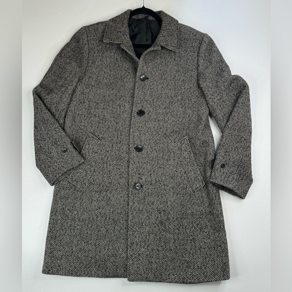 NWT J. Crew Thompson Herringbone Wool Blend Driving Jacket Mens Size 38 Medium - Picture 3 of 16